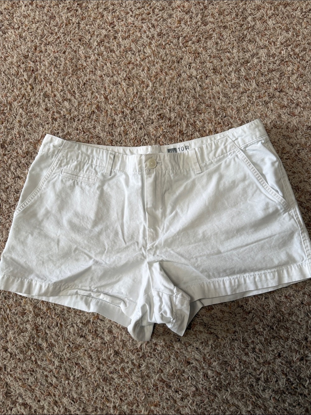 Gap White Women’s Casual Cotton Shorts